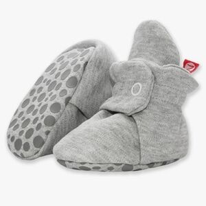 Grey Zutano Baby Booties size 6 months